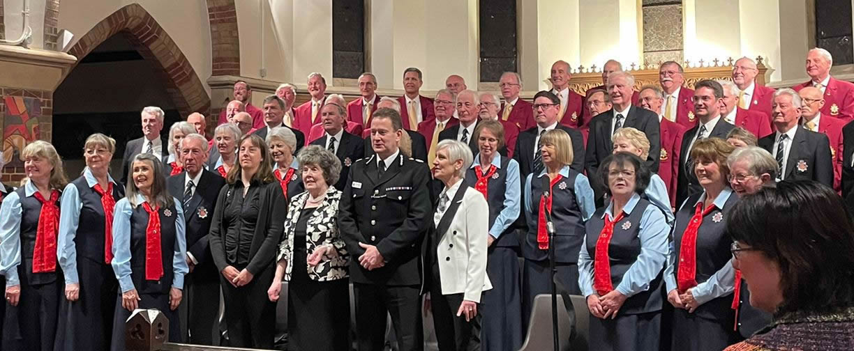 With Essex Police Choir